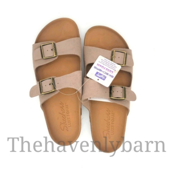 Skechers Ladies Two Strap Sandal Birkenstock like NIB - Picture 4 of 6